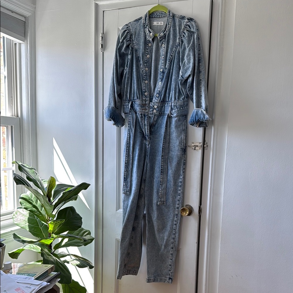 Women's Blue Denim Jumpsuit